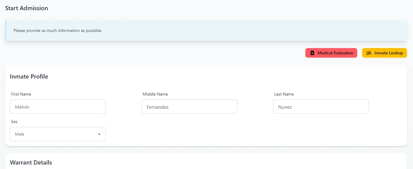 imported inmate profile